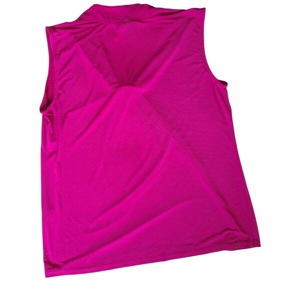 Dana Buchman & Nine West Women's Sleeveless Blouses Tunics Top Knot Tie Size L - Picture 3 of 16